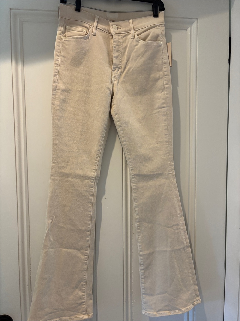 Mother Jeans The Weekender Sneak Flare - Play Date Morning Dew